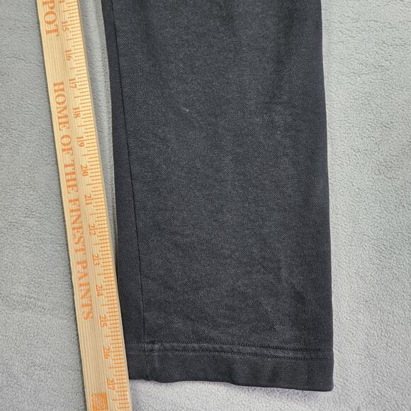 Nike Sweatpants Mens Small Fleece Cotton Lounge Comfy Cozy Black Worn Distressed - Picture 14 of 16